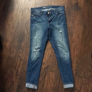 Rockstar jeans, distressed